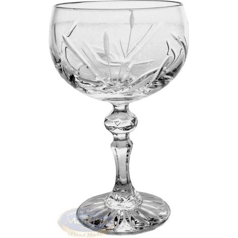 Verres à champagne en cristal 150 ml Frozen Leaf (1/4)