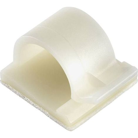Embase de fixation Plage de Ø du faisceau: 13.30 mm (max) TRU COMPONENTS TC-FC1813203 1593110 naturel 1 pc(s) S029971
