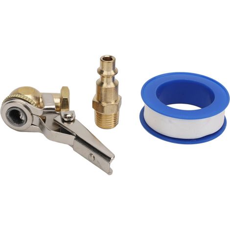 Gonfiatore per pneumatici a tenuta stagna per veicoli, raccordo a sfera chiusa, 150 PSI, filettatura FNPT da 1/4 di pollice, 2 set (1/5)
