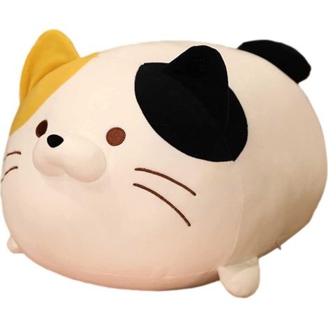 Oreiller Peluche Chat Mignon Coussin Doux pour Enfants et Amoureux des Animaux (1/5)