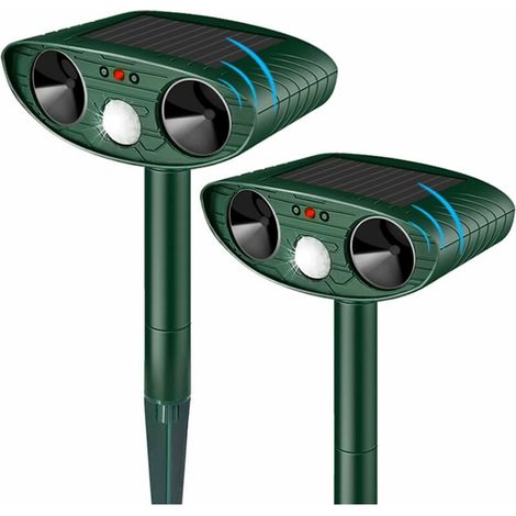 Repellente per gatti ad ultrasuoni, repellente per gatti Timesiso, repellente per gatti ad ultrasuoni, repellente per topi per giardini esterni (1/5)