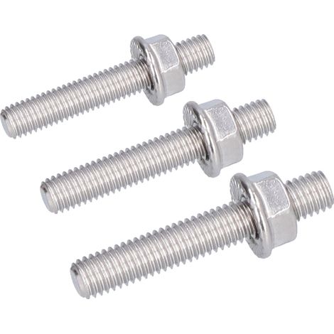 Kit 12 Écrous de Goujons Collecteur d'Échappement N811313S431, Acier Inoxydable 304 pour Moteur V8 Ford 4.6L et 5.4L (1/5)