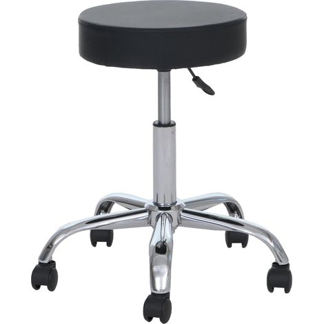 Tabouret pour cabinet médical Windhoek, simili-cuir, noir (1/5)