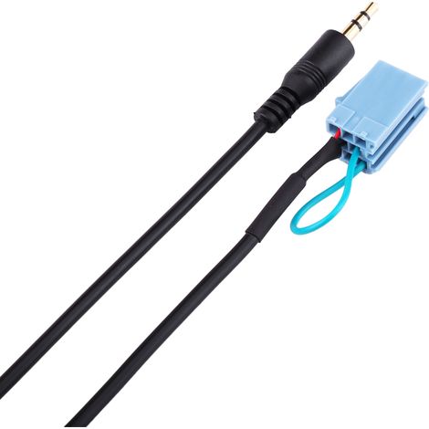 3,5-mm-AUX-Audioadapterkabel für Mercedes Smart 450, Kfz-Anschluss, Stereo-Stecker, Autoradio-Zubehör, 3,5-mm-Klinkenstecker, kompatibel mit Mercedes-Benz-Autoradios (1/5)