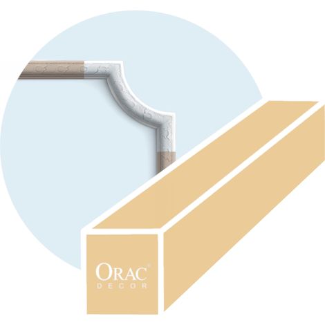 Carton complet de 8 pièces de P101A - 24,5x2,4x24,5cm - ORAC DECOR