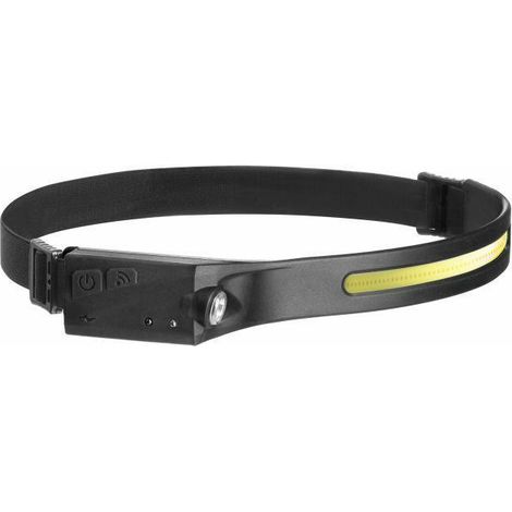 Orno latarka czołowa led cob 8w + xpe 3w akum. 1200mah