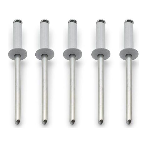 Rivets Blancs Ø4x16mm de Plaque d’immatriculation pour Voiture Auto Moto Scooter mobylette maxiscooter Cyclo (1/5)