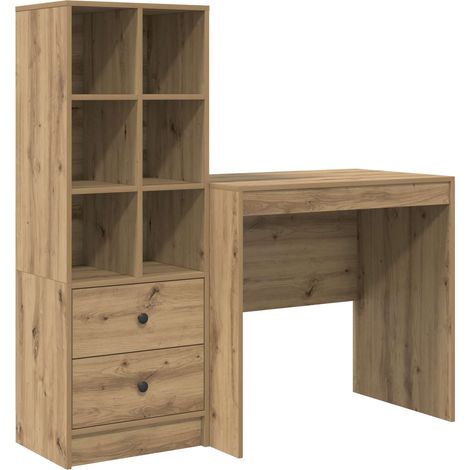 Maison Exclusive - Schreibtisch mit Schubladen mit Regal 2 pcs Ar