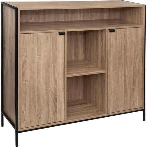 Credenza a 2 ante aliaj effetto rovere naturale - 5five (1/5)