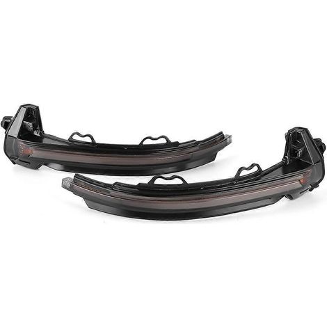 Modifizierter dynamischer, bernsteinfarbener LED-Blinker für den Rückspiegel, passend für A4 S4 RS4 A (1/5)
