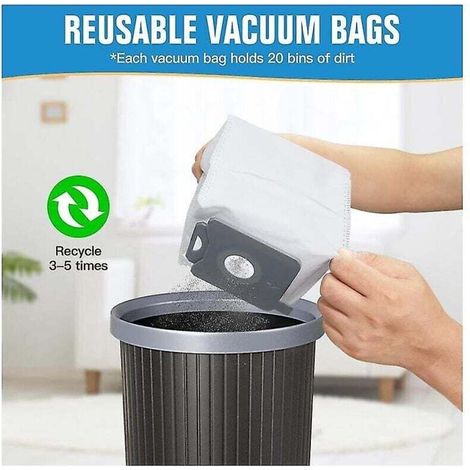 Sac à poussière compatible avec les accessoires d'aspirateur robot I7 E5 E6 S9 (1/3)