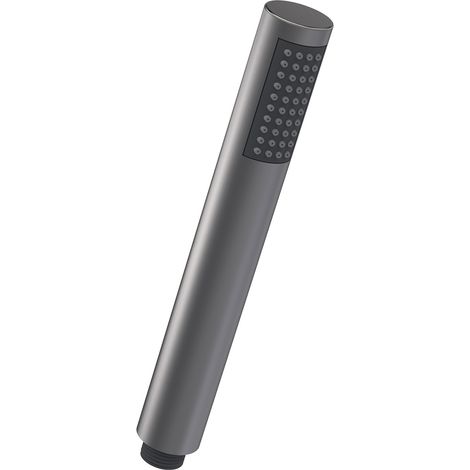 Nuie Minimalist Round Shower Handset - Brushed Pewter (1/2)