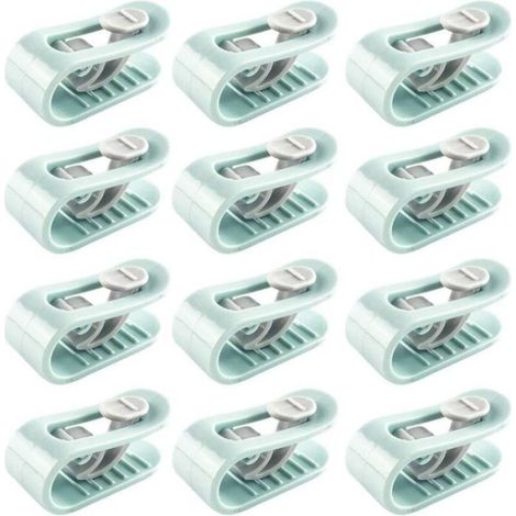 Clips Housse De Couette - Anti-Dérapants Sans Aiguille - Pour Literie - 12 Pièces (1/4)