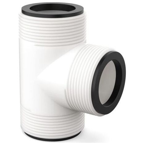 1,5 pouces Raccord de tuyau en T pour piscine,Kit de Raccordement de Piscine ,Pool Hose T Splitter Compatible,pour Above Ground Pool Hoose Connector Parts (1/5)