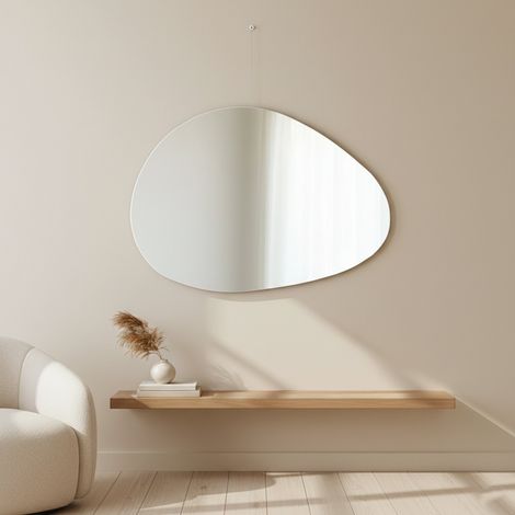Spiegel Nix, 2,2x50h cm Weiß (1/5)