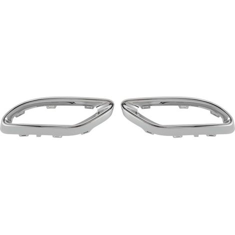Trim of cover tip exhaust chrome-plated shiny Replacement for Mercedes-benz HAS B C E GLC CLS W177 W247 W205 W213 X253 C257 (1/5)