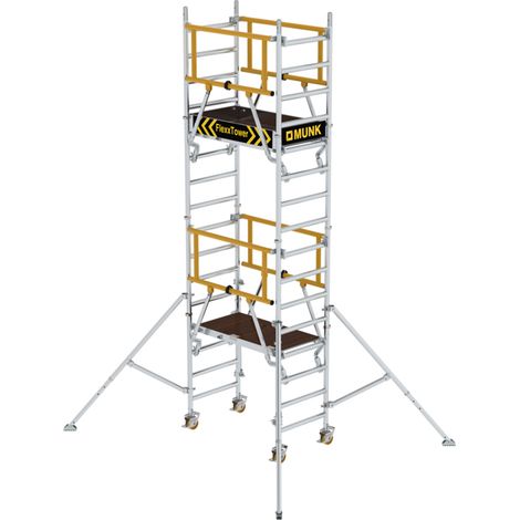 MUNK Flexxtower SG mit Sicherheitsgeländer 5,10m AH (1/3)
