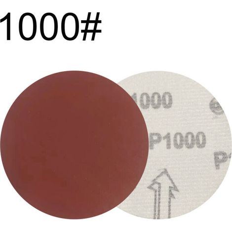 5-Zoll-Rundschleifpapier, selbstklebend (Körnung 1000) - Crezuo