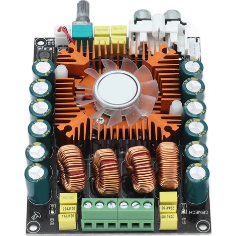 Carte d'amplificateur numérique, stéréo HiFi 2.0 haute puissance, 160 W x 2, TDA7498E, supporte BTL 220 W. (1/5)