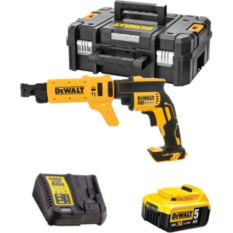 Dewalt DCF620P1K-QW Set d'outils à batteries 18V - Visseuse plaques de plâtre (1x batterie 5.0Ah) dans TSTAK - Moteur sans charbon
