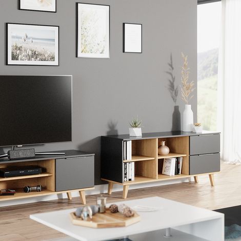 Mobile tv Nautica, Antracite, 134 x 61 cm, Vicco