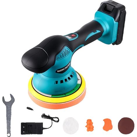 Polisseuse de voiture, design sans fil, performance de 5800 RPM, 1 Batterie, UE (1/2)