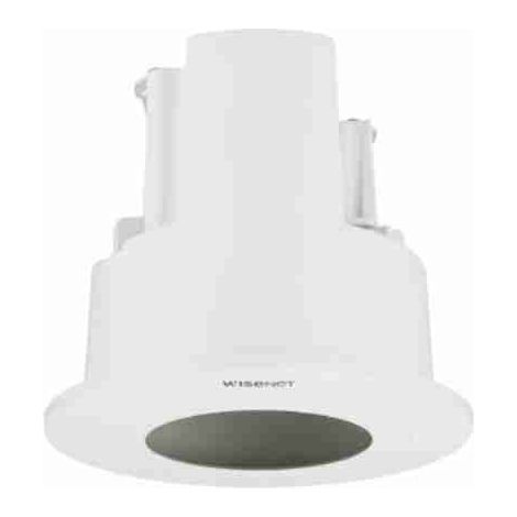 SHD-1128FPW HANWHA SHD-1128FPW Supporto da incasso a soffitto in policarbonato per telecamere Dome