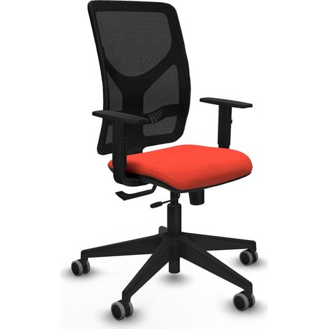 Silla de oficina piqueras y crespo Motilla negro mesh cómoda (1/2)