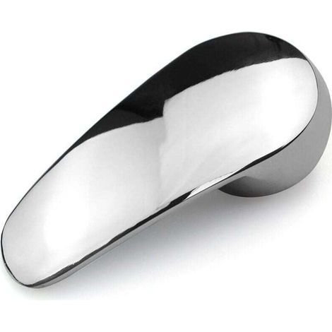 Poignée de robinet en alliage de zinc, remplacement de la barre de poignée de robinet de 40 mm, barre de poignée unique avec bouton de couleur chaude et froide (1/4)
