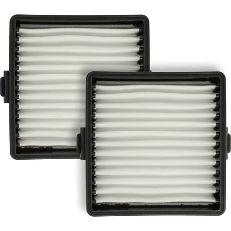 vhbw 2x filtre plissé plat remplacement pour Ryobi RHVF, 5132004210 pour aspirateur sans fil à batterie - Élément filtrant