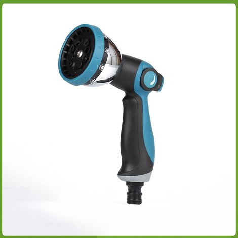 Pistolet à eau pulvérisateur jardin douche à main eau haute pression bouton réglable contrôle facile lavage de voiture agriculture irrigation arrosage des animaux (vert)