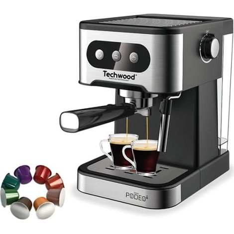 Tornado Techwood TCA-156EXN cafetière expresso noir 1,5 L (1/2)