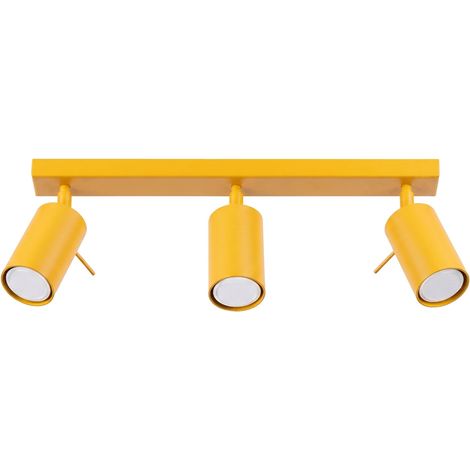 Deckenleuchten RING gelb 3xGU10 45cm Stahl Sollux (1/5)