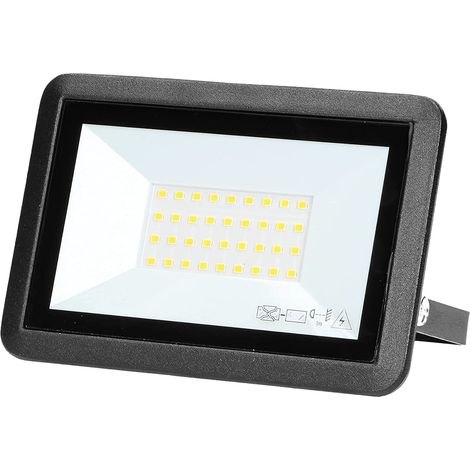 Adviti FARO LED Focos Led Exterior 2400lm IP65 4000K Aluminio + Cristal (30, watts)