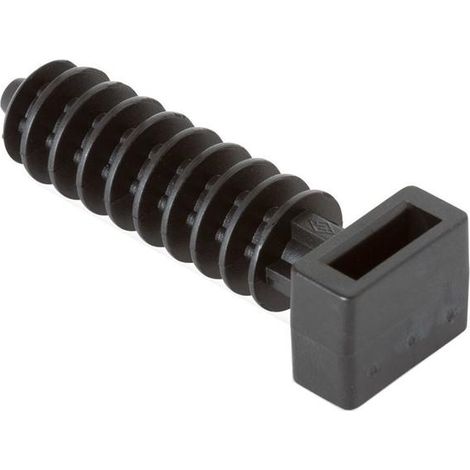 Pack Embases Cheville pour Colliers de Serrage Scotchflex™ 3M™ CT 6 B-C 10 x 43mm (100 Un) 3M 7000035318-CT Noir