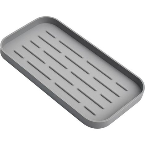 1 Tapis de séchage, silicone antidérapant, résistant à la chaleur, pour évier cuisine, rangement vaisselle (1/5)
