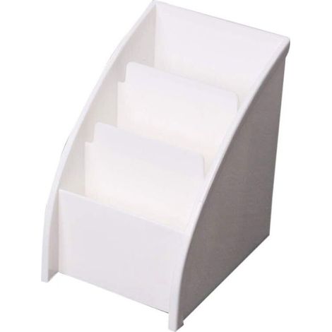 Boîte de rangement de bureau en plastique (blanc)-Fei Yu (1/5)
