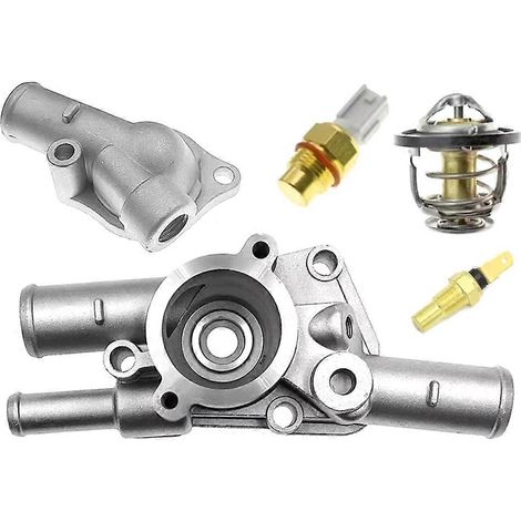 Kit d'entrée d'eau pour boîtier de thermostat de liquide de refroidissement 16333-10011 pour Toyota Corolla Sprinter Tercel 1633311190 1633310011 (1/5)