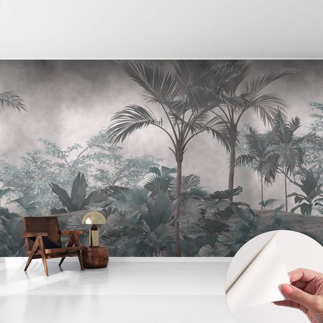 Papier peint autocollant adhésif installation rapide du papier peint durable et résistante Nature exotique 416x254 cm (1/5)