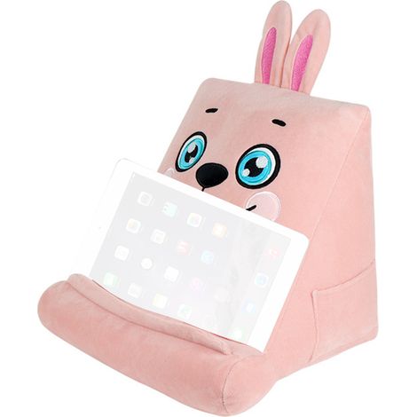 Coussin de repos portable pour tablette, support de lecture cartoon, repose-tablette souple, oreiller de maintien pour liseuse, housse de transport pour iPad. (1/5)