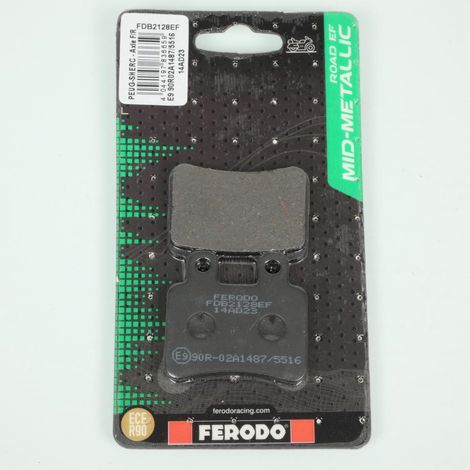 Plaquette de frein Ferodo pour Scooter Peugeot 125 Elystar 2006 à (1/4)