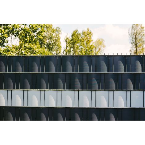 Eurotec Sichtschutz GUARD Hellgrau RAL 7040 (1/5)