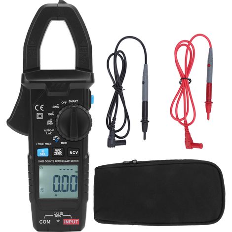 GARRYFIZH Pince multimètre numérique CM83D 200A/600V, testeur courant tension AC/DC multifonction, ampèremètre (1/5)