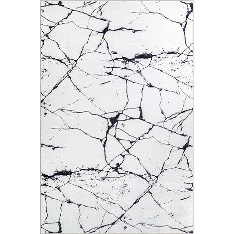Grande Tappeto dal Design Moderno Effetto Marmo - (290x200 cm) - Calico Multicolore