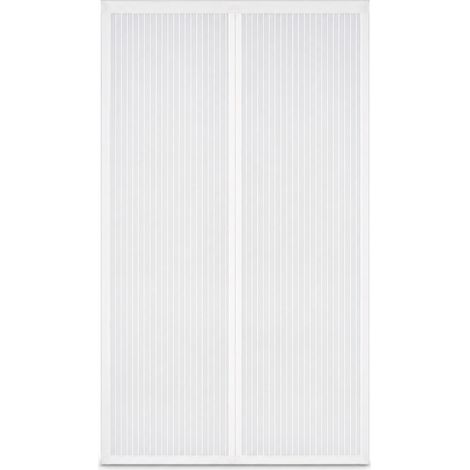 Magnetic Fly Screen Curtain without Drilling White 110x210 cm (1/5)