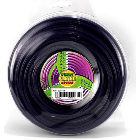 1PZ FILO TONDO PER DECESPUGLIATORE PLATINO Col. Viola  Ø mm. 2,4x15 mt. (gr. 75