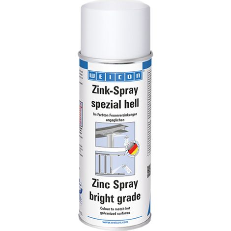 Spray di zinco RAL 9006, bomboletta da 400 ml Weicon (1/2)