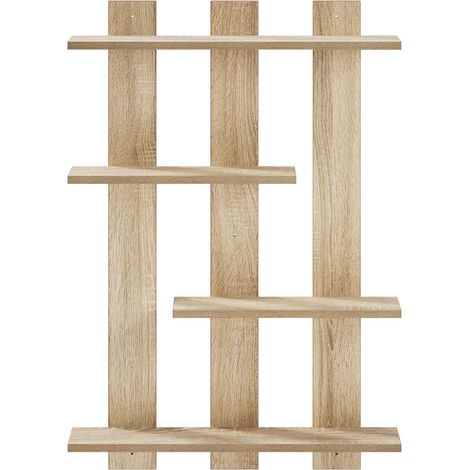 vidaXL Estante de pared Roble Sonoma 61 x 13,5 x 88 cm (1/2)