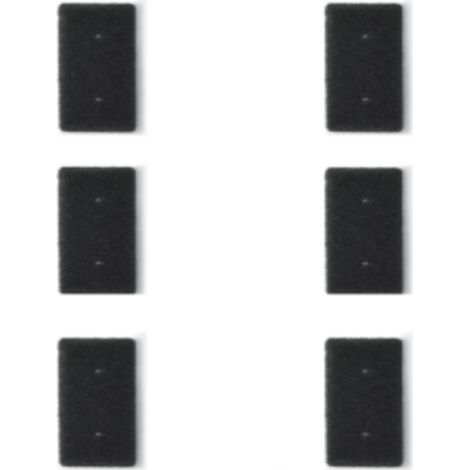 Filtres à peluches pour sèche-linge Samsung DC62-00376A/DC6200376A (lot de 6) (1/5)