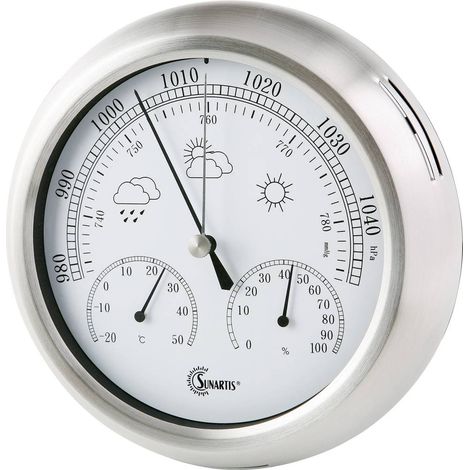 Station météo analogique analogique Sunartis 2-1060 blanc X18253 (1/2)